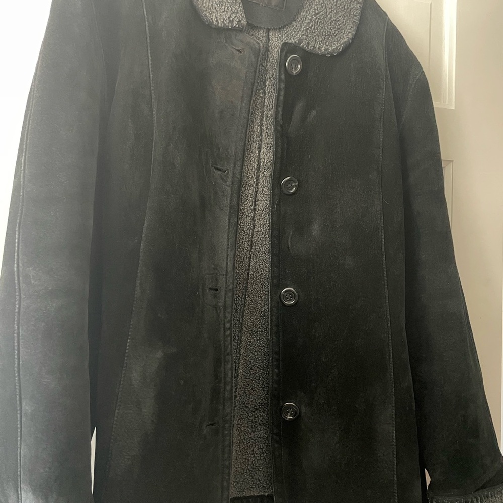 Vintage suede Leather Jacket classic cut